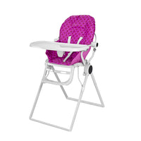 Baby high chair isolat- ed purple P7FQAWF