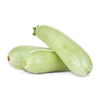 Fresh vegetable marrow isolated