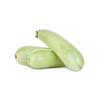 Fresh vegetable marrow isolated