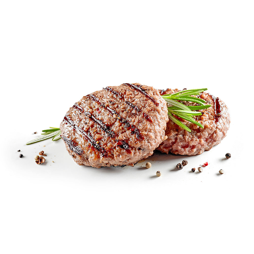 Grilled burger meat