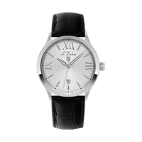 Coupole Jubilee Black Dial Stainless Steel Ladies Watch