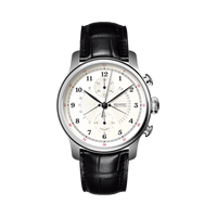 Coupole Black Dial Ladies Stainless Steel Watch